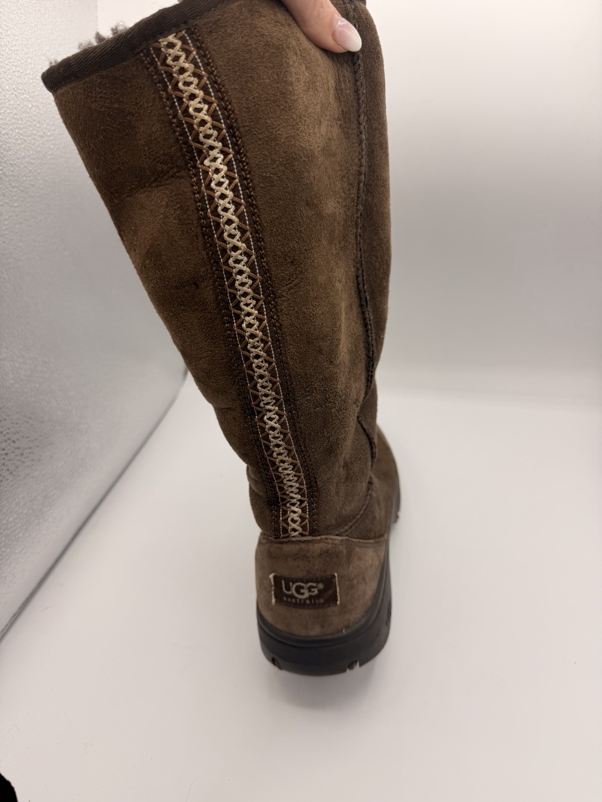 Vintage UGG Australia Ultimate Tall Braid Boots - Women\'s Size 10