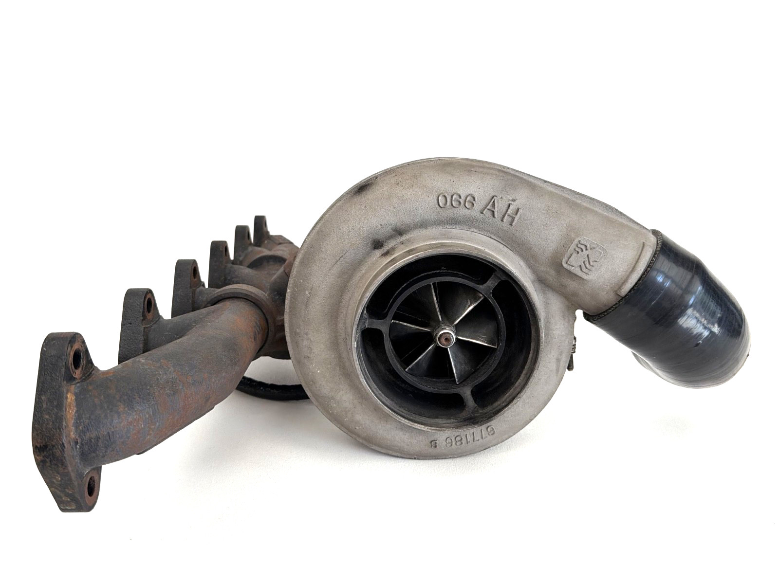 BorgWarner S400SX3 Turbo & DPS T-4 3 Piece Manifold Cummins 24v 5.9L 6.7L Diesel