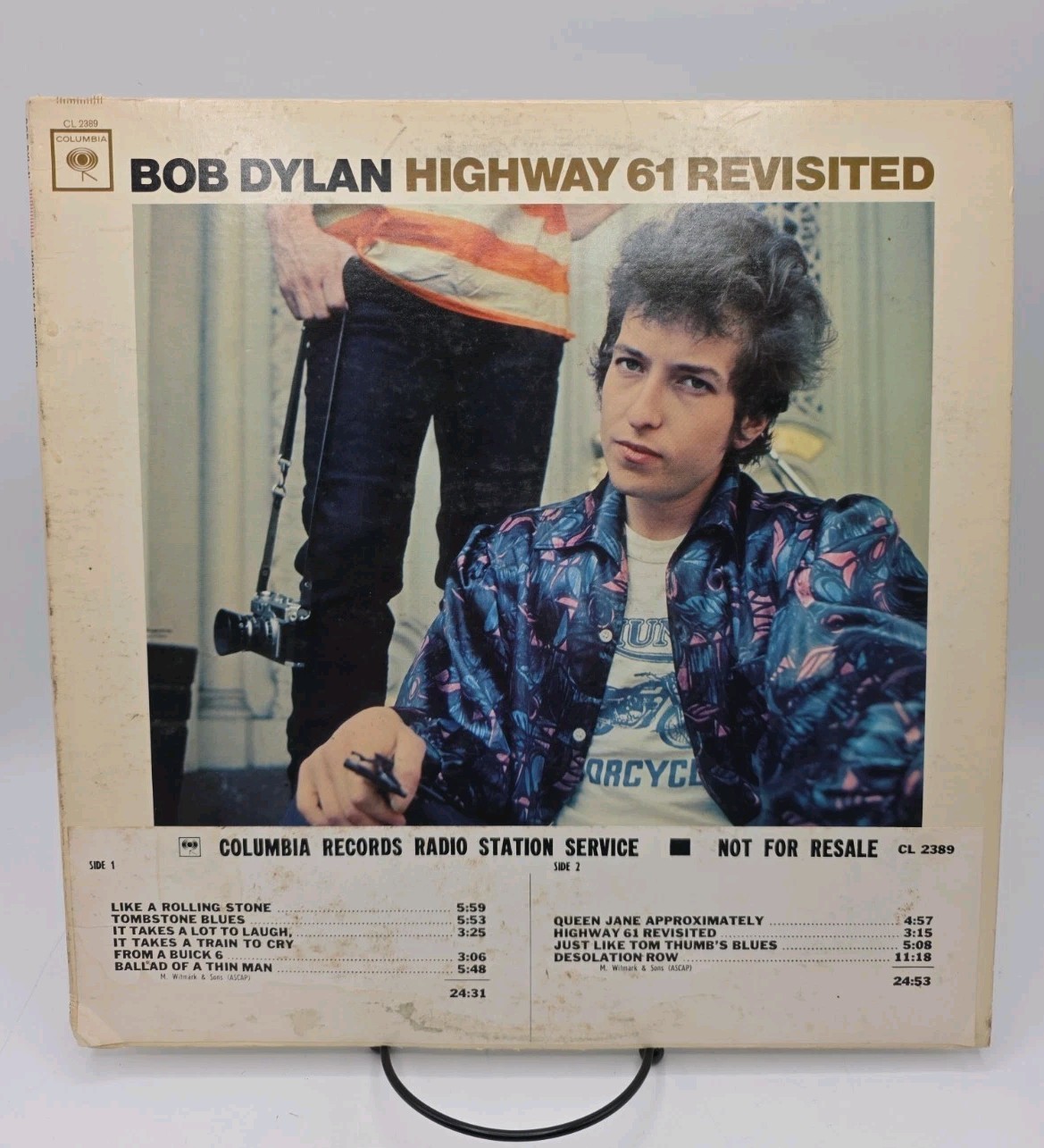 Bob Dylan Highway 61 Revisited Columbia 2389 WL Promo With Timing Strip. Bob Dylan Highway 61 Revisited Columbia 2389 WL Promo With Timing Strip.
