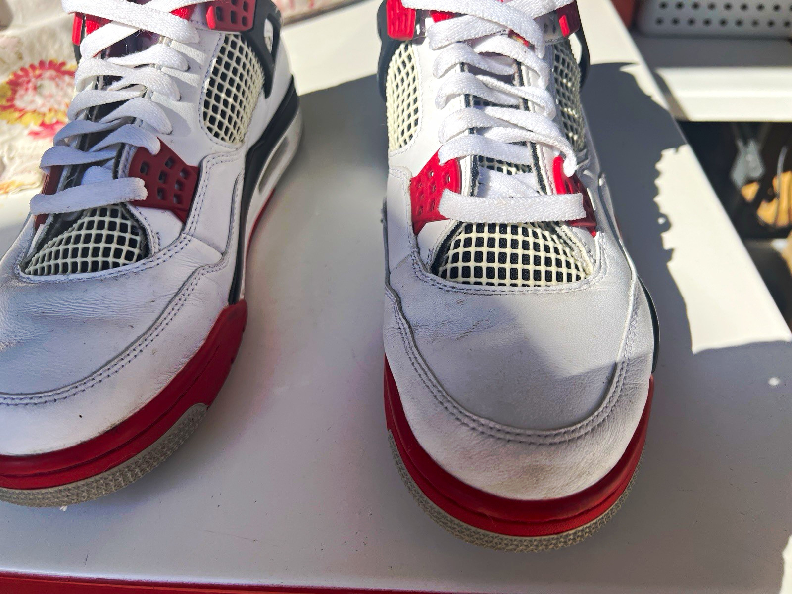 Nike Air Jordan 4 Retro OG Fire Red Mid Top Men’s 10.5 White/Red DC7770-160 Nike Air Jordan 4 Retro OG Fire Red Mid Top Men’s 10.5 White/Red DC7770-160