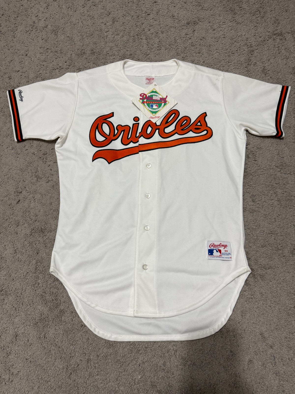 Vintage NWT Rawlings Authentic BALTIMORE ORIOLES Jersey Size 44 Vintage NWT Rawlings Authentic BALTIMORE ORIOLES Jersey Size 44