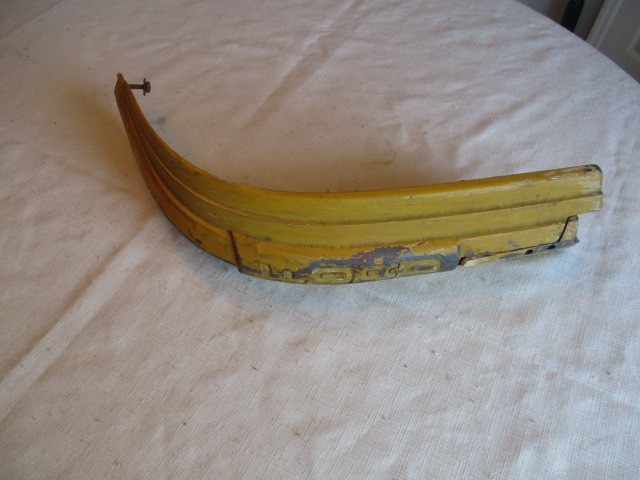 Vintage 1941 Ford Pick Up Tractor Waterfall Hood Emblem Nose Medallion Latch