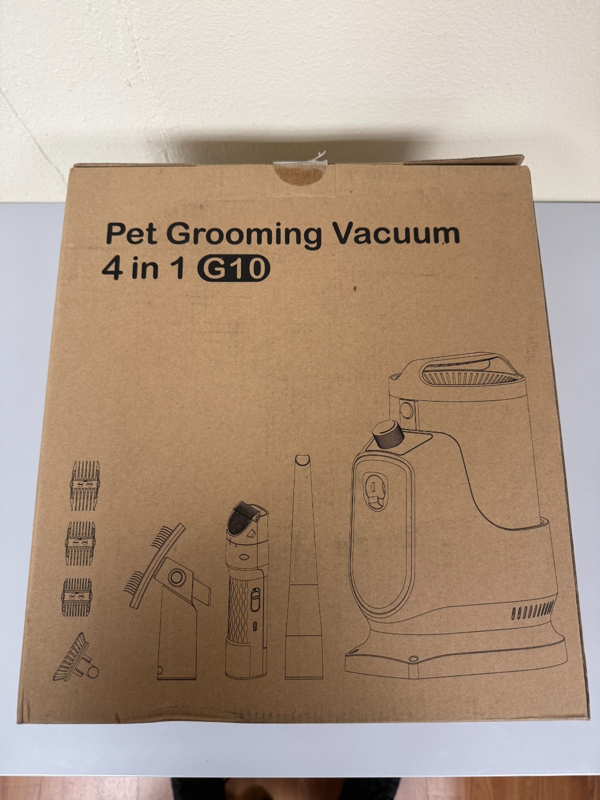 New 4-in-1 Pet Grooming Vacuum Kit Dog Cat Hair Clipper Shedding Trimmer G10 New 4-in-1 Pet Grooming Vacuum Kit Dog Cat Hair Clipper Shedding Trimmer G10