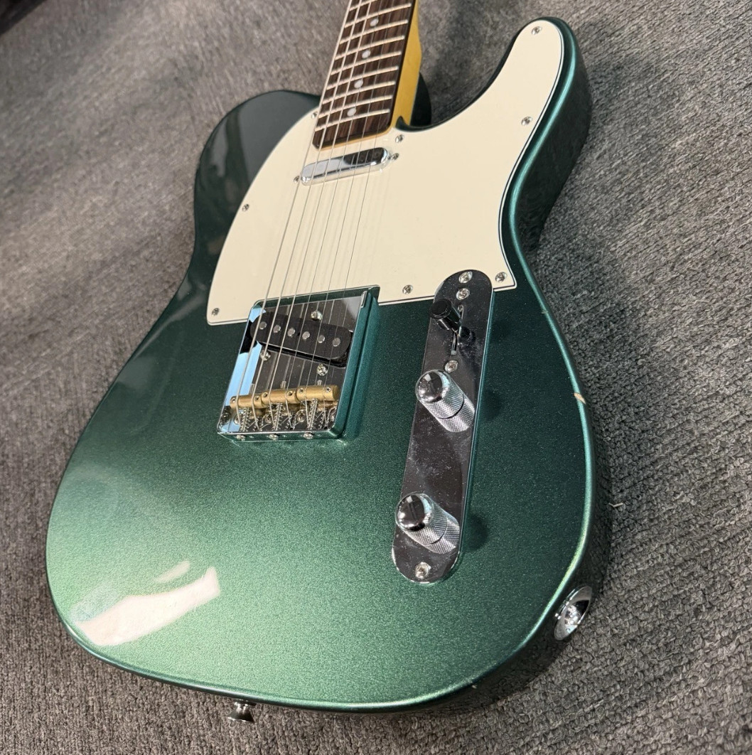 Donner DTL-600 Vintage Tele Electric Guitar Sherwood Metallic Green With Gig Bag Donner DTL-600 Vintage Tele Electric Guitar Sherwood Metallic Green With Gig Bag