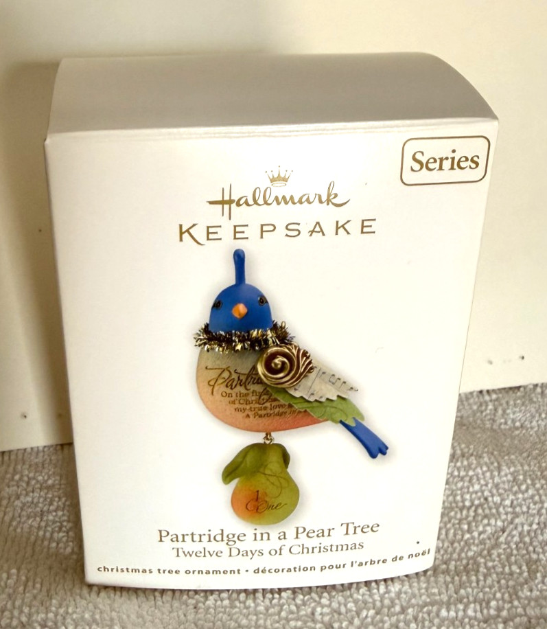 2011 Hallmark 12 Days of Christmas Ornament #1 PARTRIDGE IN PEAR TREE. 2011 Hallmark 12 Days of Christmas Ornament #1 PARTRIDGE IN PEAR TREE.