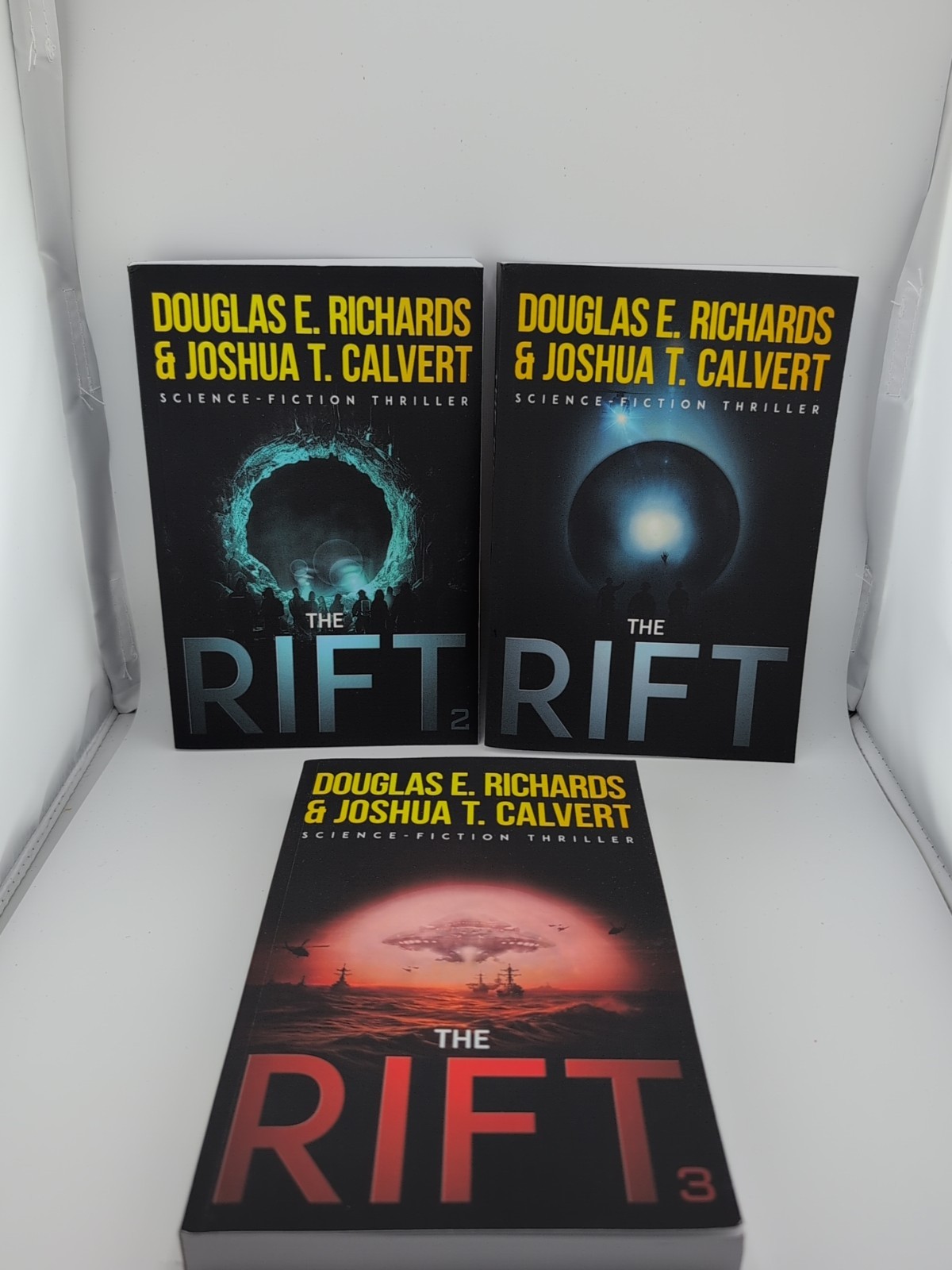 Science Fiction Thriller The Rift Books 1-3 Douglas E Richards Joshua T Calvert 