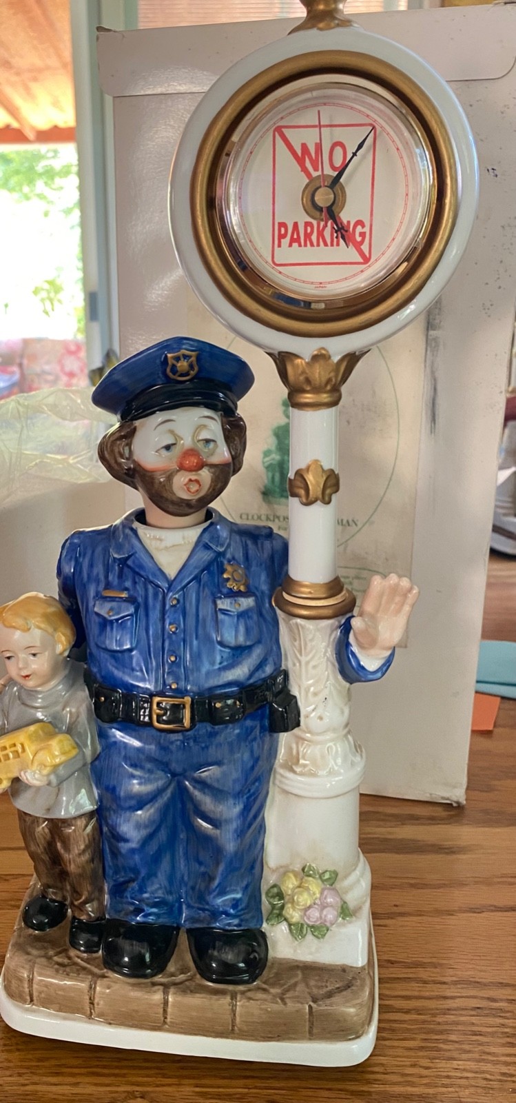 Melody In Motion Clockpost Policeman Members Only--GLAZED