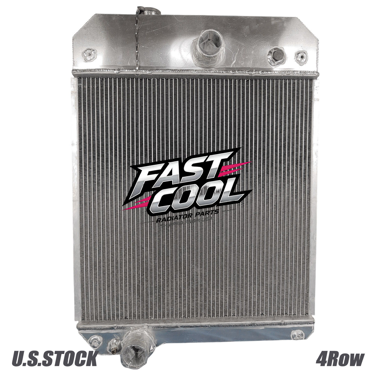 2485B283 4 Row Aluminum Radiator for Perkins 1006-6T Stationary OEM# 2485B283