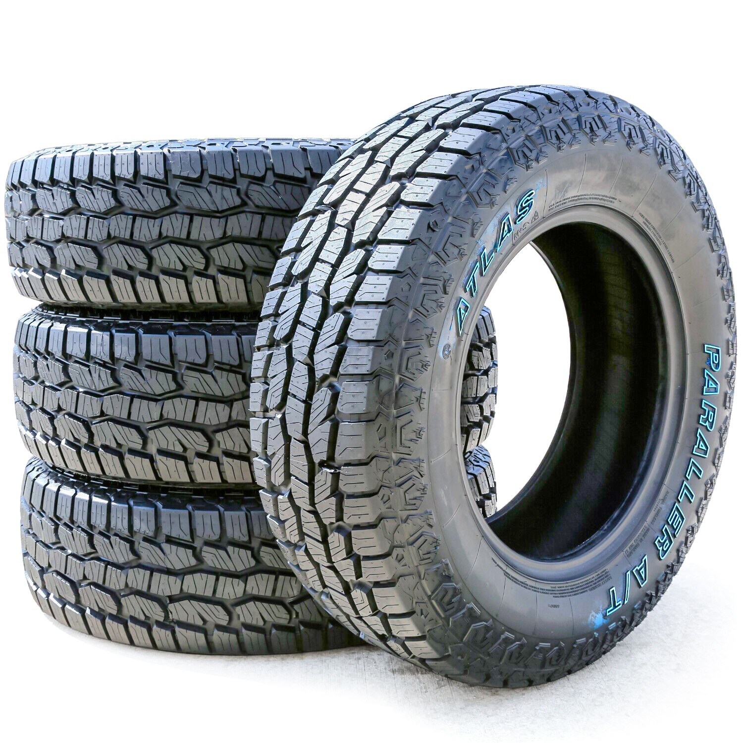 4 Atlas Tire Paraller A/T 235/75R15 109T XL (OWL) 55k Mi Warranty 560AB