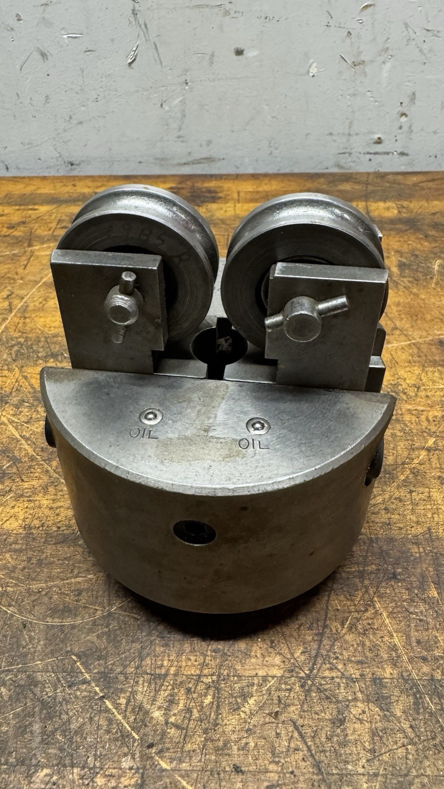 Union Mfg 2 Jaw Lathe Chuck Roll Feed Threading Chuck Hardinge Thread Cutting??