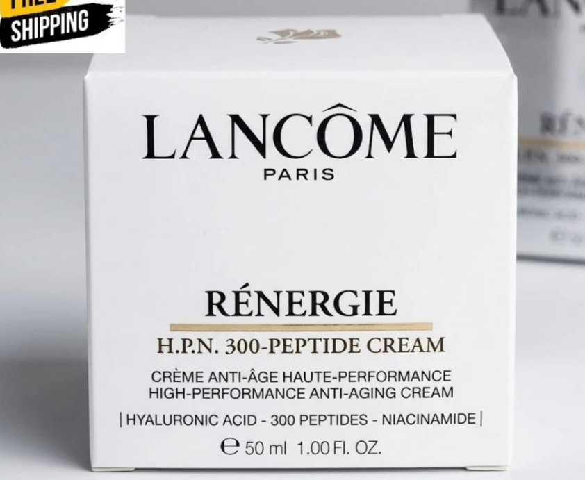 NEW Lancome Renergie HPN 300 Peptide Cream Full Size 1.6oz/ 50mlSEALED  WITH BO