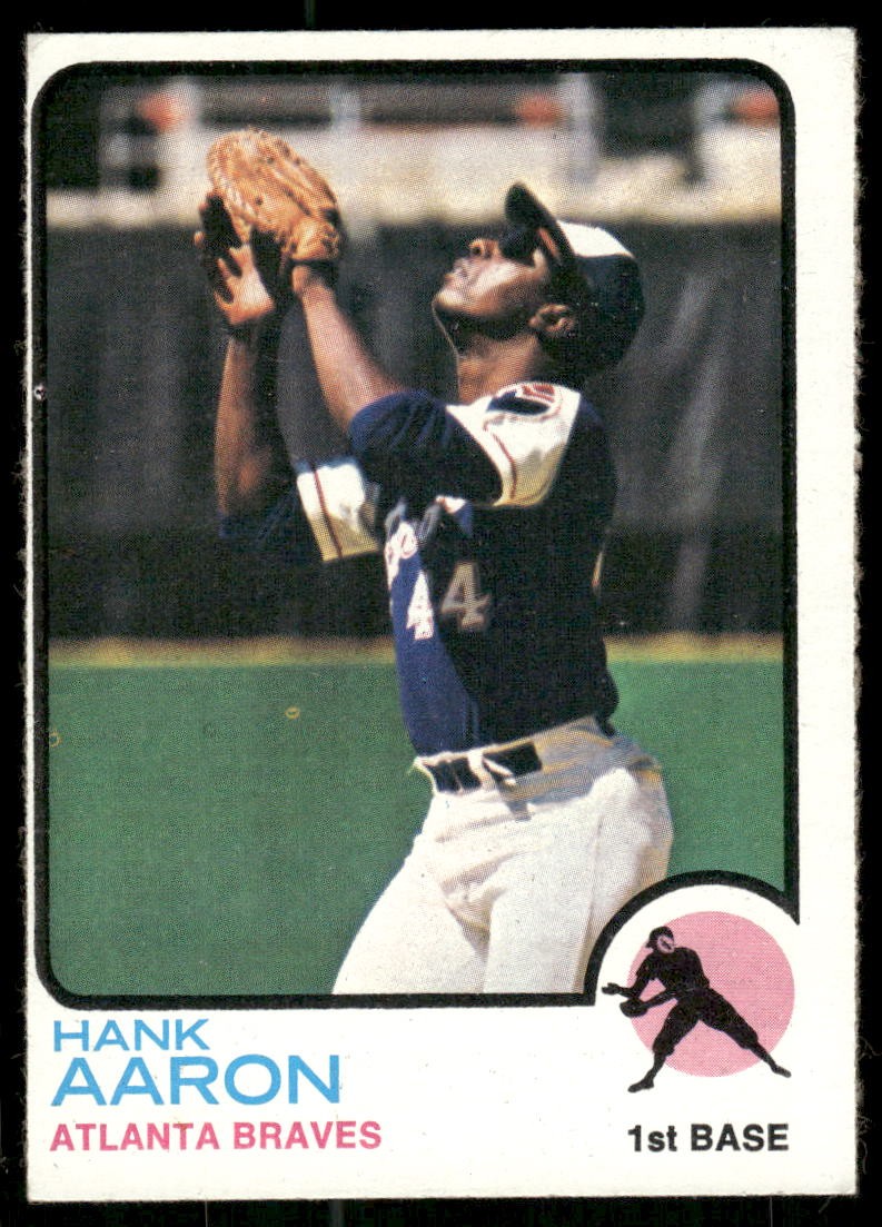 1973 Topps #100 Hank Aaron 1973 Topps #100 Hank Aaron