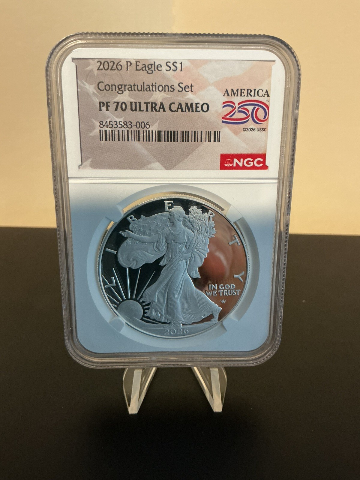 2026 P Congratulations Set Proof Silver Eagle $1 NGC PF 70 2026 P Congratulations Set Proof Silver Eagle $1 NGC PF 70