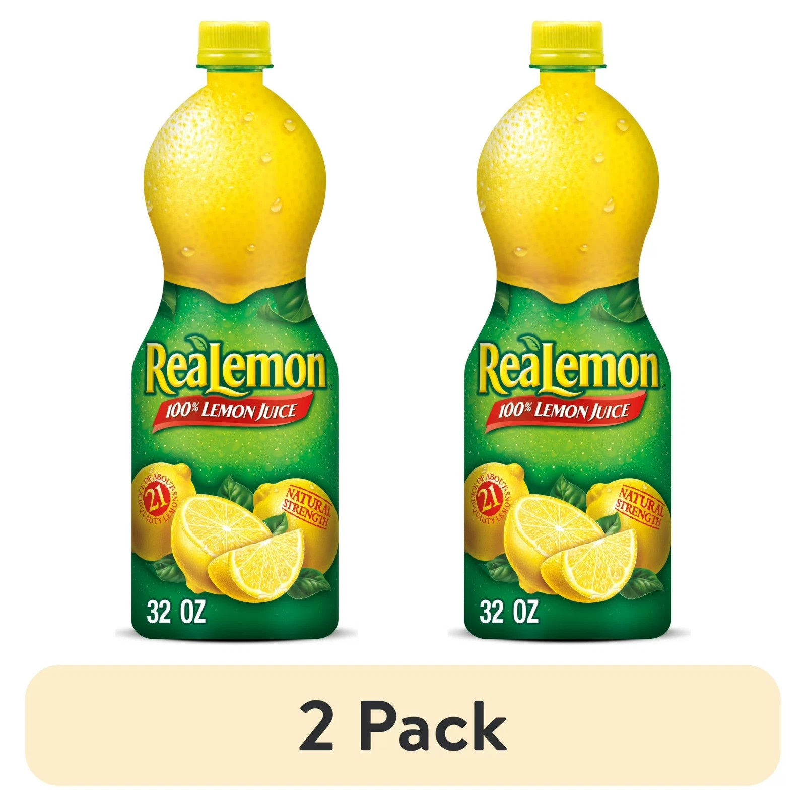 (2 pack) ReaLemon 100% Lemon Juice, 32 fl oz bottle.. (2 pack) ReaLemon 100% Lemon Juice, 32 fl oz bottle..