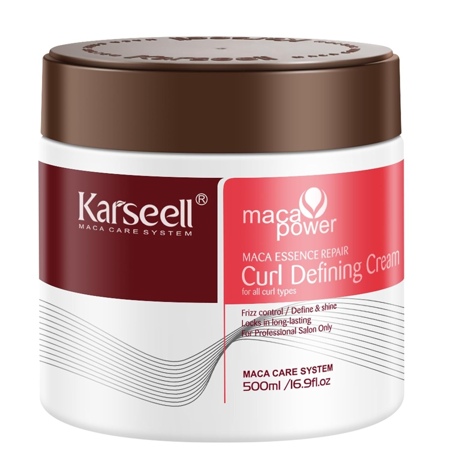 Karseell Curl Defining Cream Leave-In Styling Control Frizz Add Shine 500ml Karseell Curl Defining Cream Leave-In Styling Control Frizz Add Shine 500ml