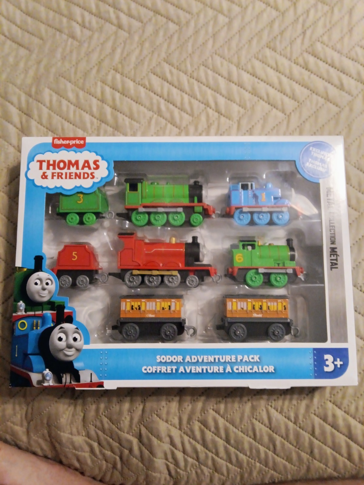 New In Box Thomas 80th Anniversary Metal Collection Sodor Adventure Pack