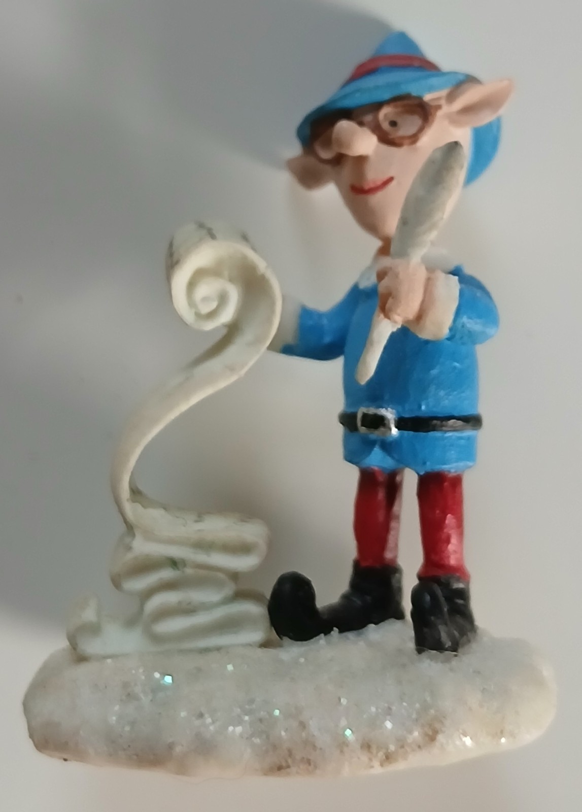 Hawthorne Village Rudolph's Christmas Town Elf with Checklist Figurine 2004 Hawthorne Village Rudolph's Christmas Town Elf with Checklist Figurine 2004