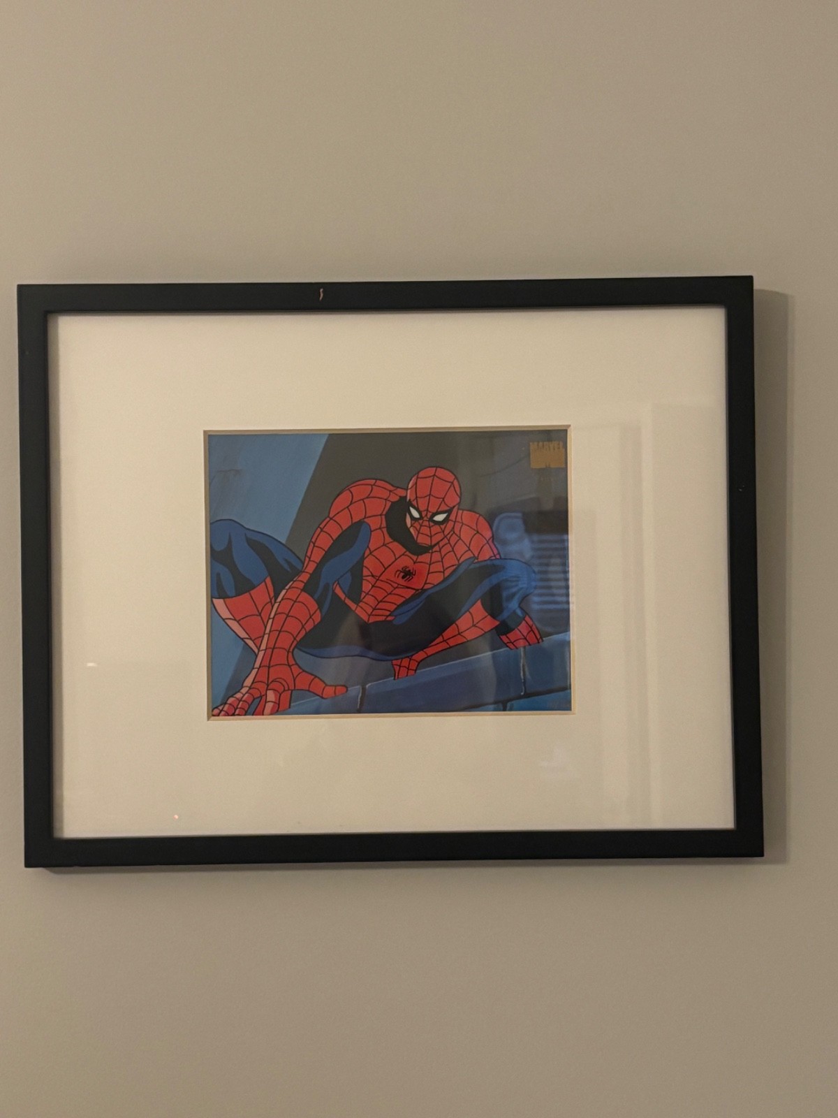 Authentic Marvel Spider-Man Sericel Animation Cel with COA limited edition 1995 Authentic Marvel Spider-Man Sericel Animation Cel with COA limited edition 1995