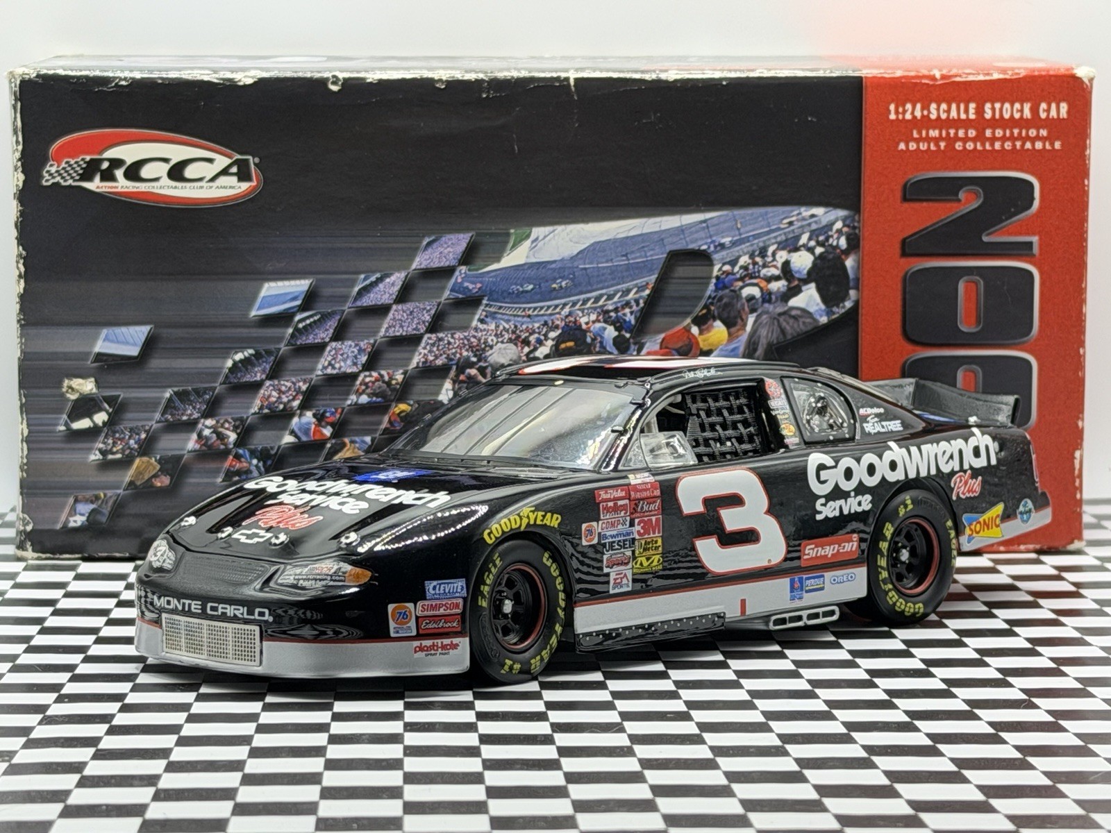 2001 Dale Earnhardt Goodwrench W/ Sonic Last Final Ride Daytona 500 RCCA 1/24
