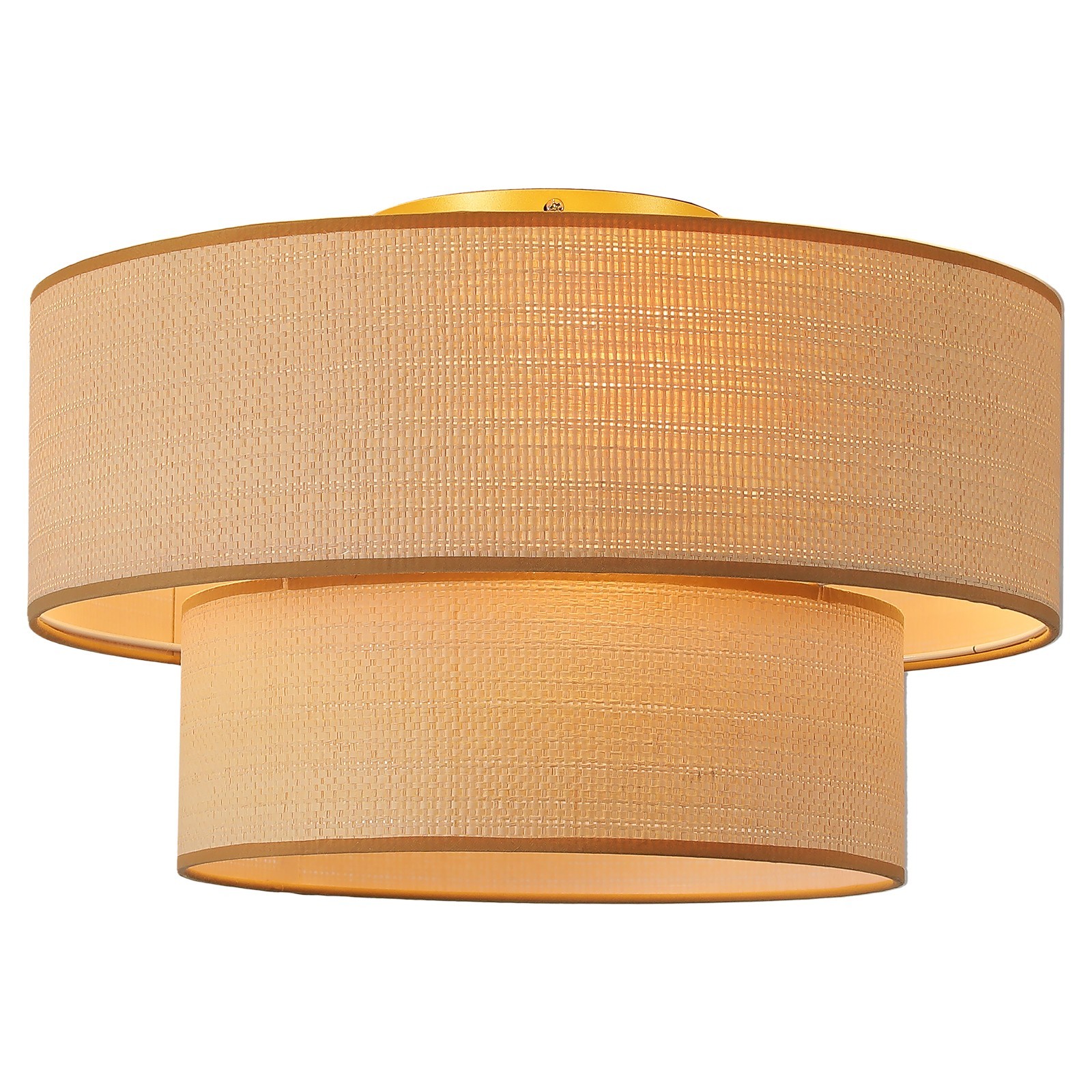 20\'\' Boho Rattan Caged Ceiling Fan with Light, Fandelier Flush Mount Ceiling Fan 20\'\' Boho Rattan Caged Ceiling Fan with Light, Fandelier Flush Mount Ceiling Fan