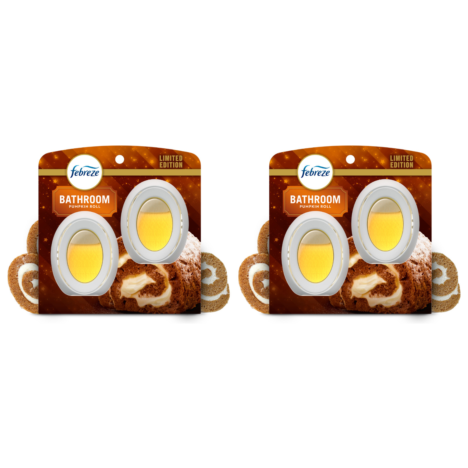 2 Pack Febreze Bathroom Air Freshener Odor-Fighting Pumpkin Roll Scent 2 Count 2 Pack Febreze Bathroom Air Freshener Odor-Fighting Pumpkin Roll Scent 2 Count