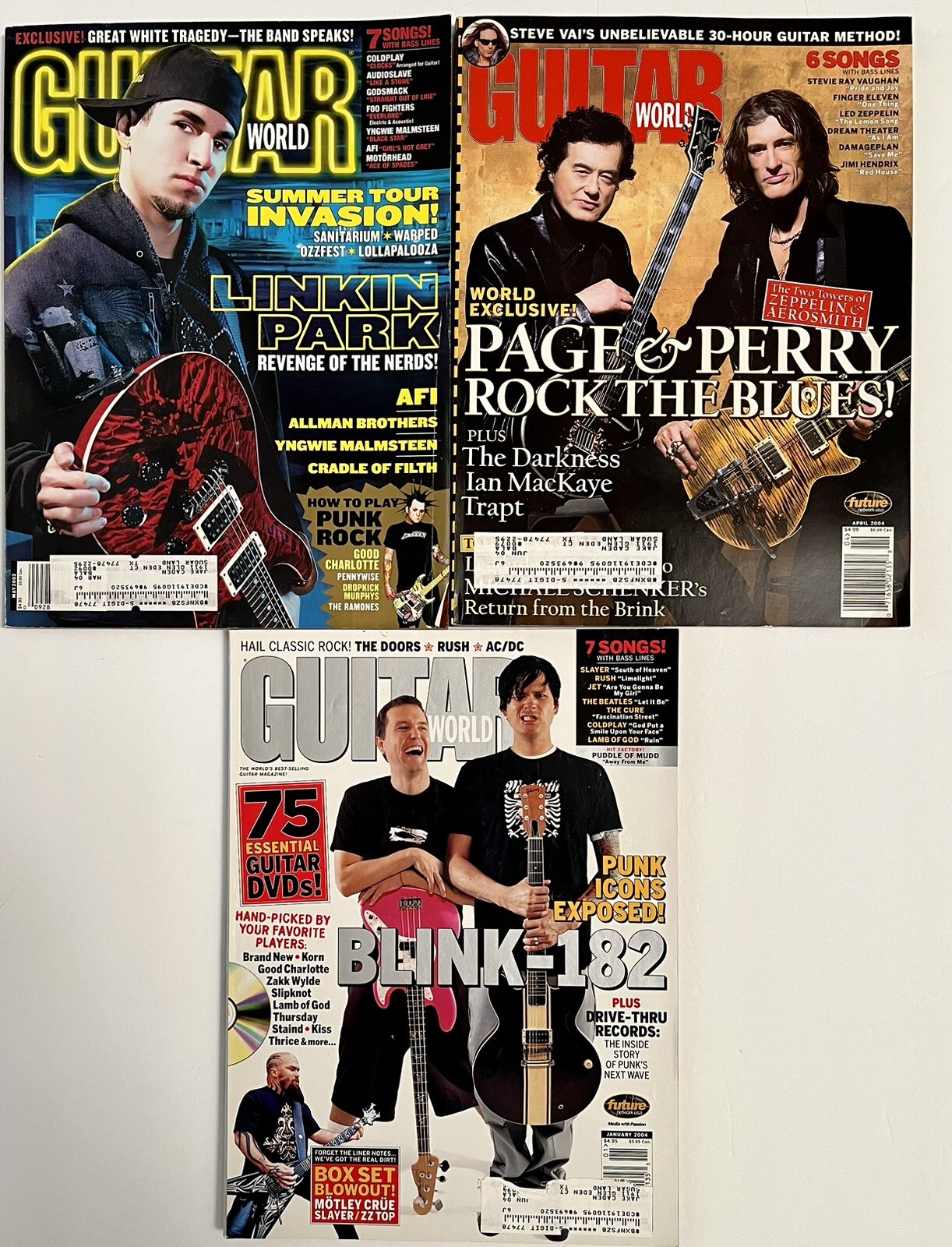 Vintage Guitar World Magazine Lot of 9/2003-2004 PreOwned Exc Cond-Legends