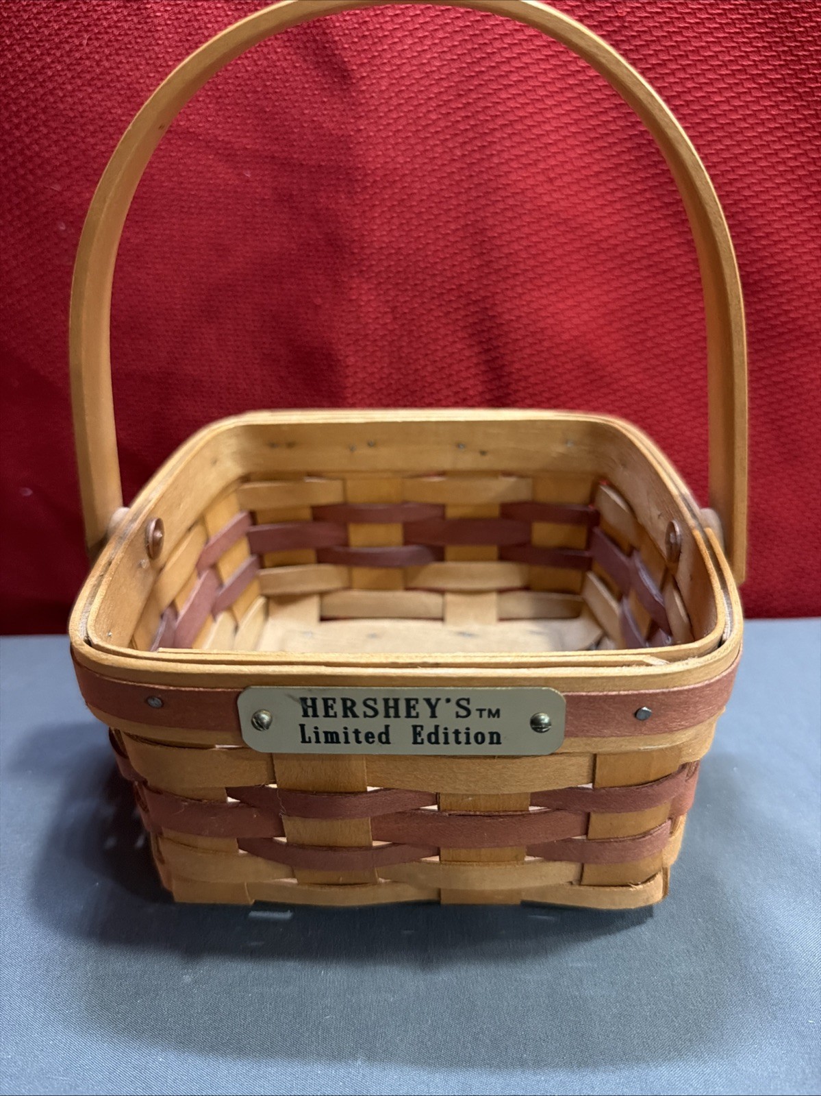 Vintage - 1997 Hersheys Basket W/Handle  Limited Edition Collectors Series