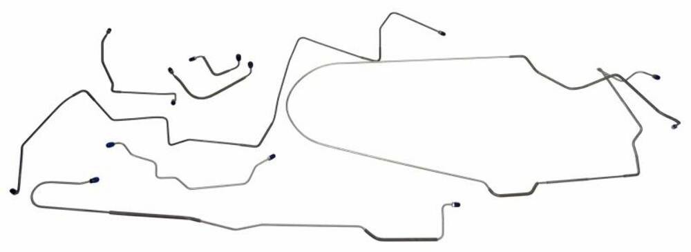Fits 1972-1973 Ford Mustang Complete Brake Line Set MBLK47 Fits 1972-1973 Ford Mustang Complete Brake Line Set MBLK47