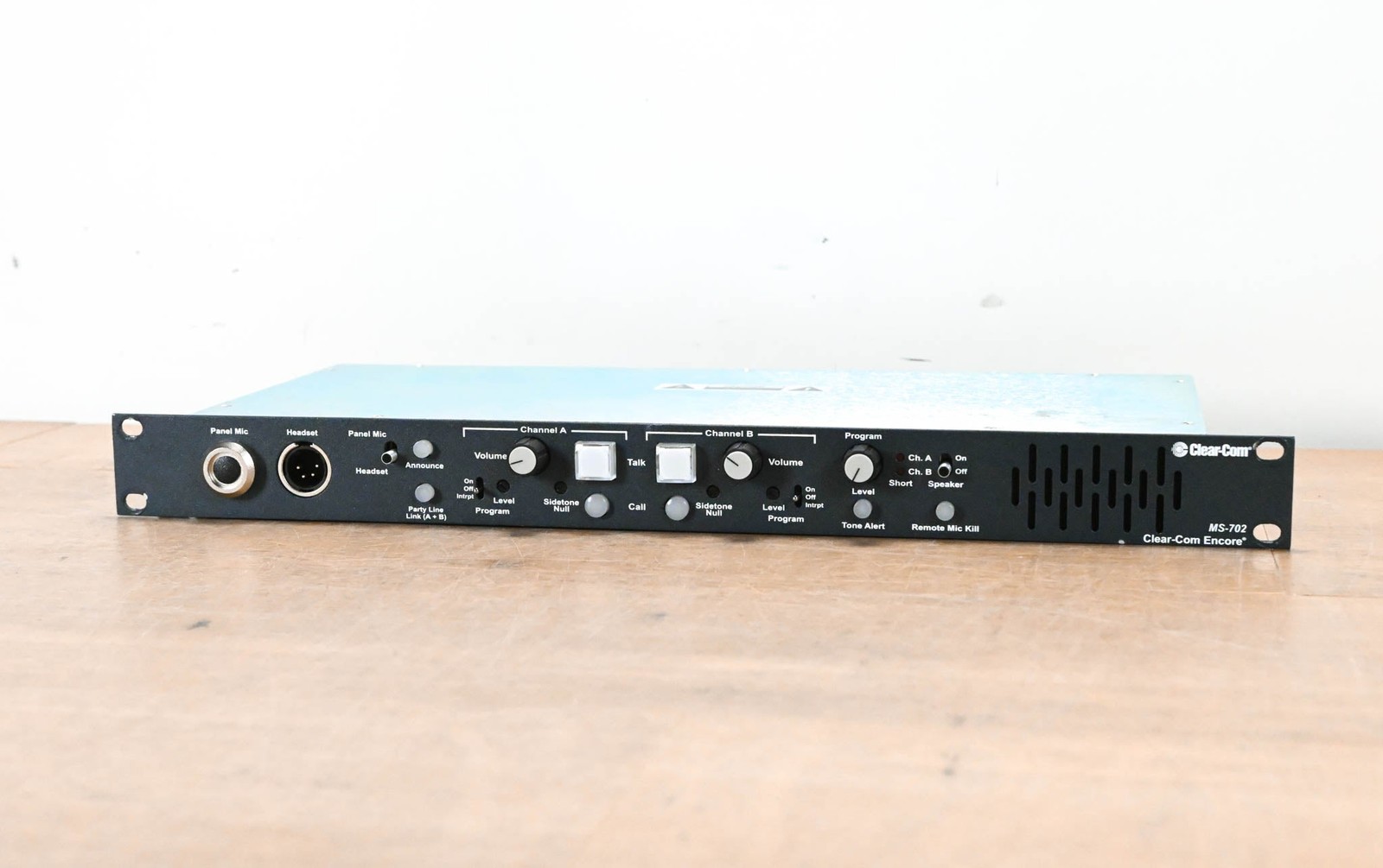 Clear-Com MS-702 2-Channel 1RU Intercom Main Station CG013K8