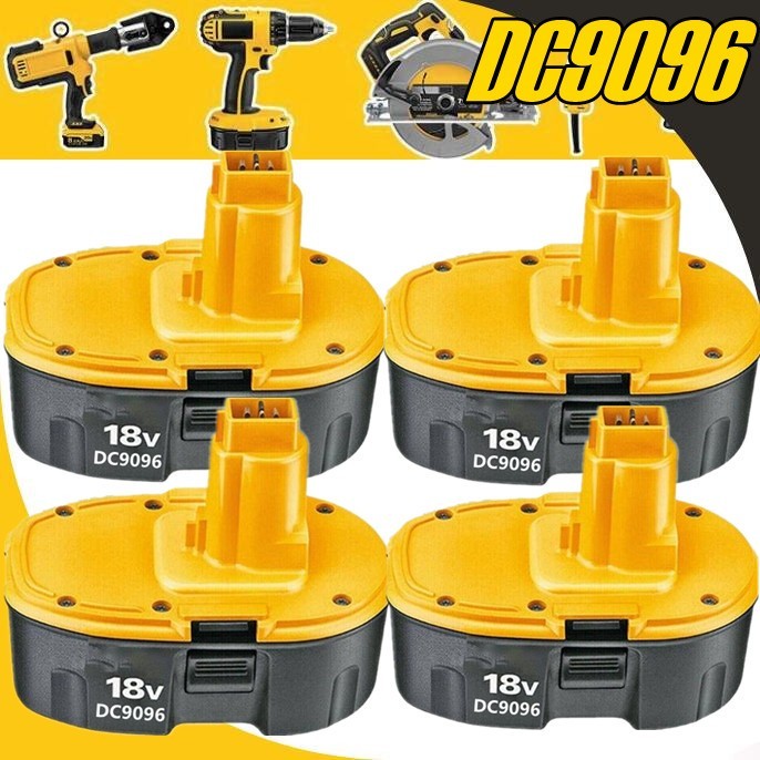4PACK 18V For Dewalt 18 VOLT XRP Ni-MH 7.0Ah Battery DC9099 DC9096 DC9098 NEW