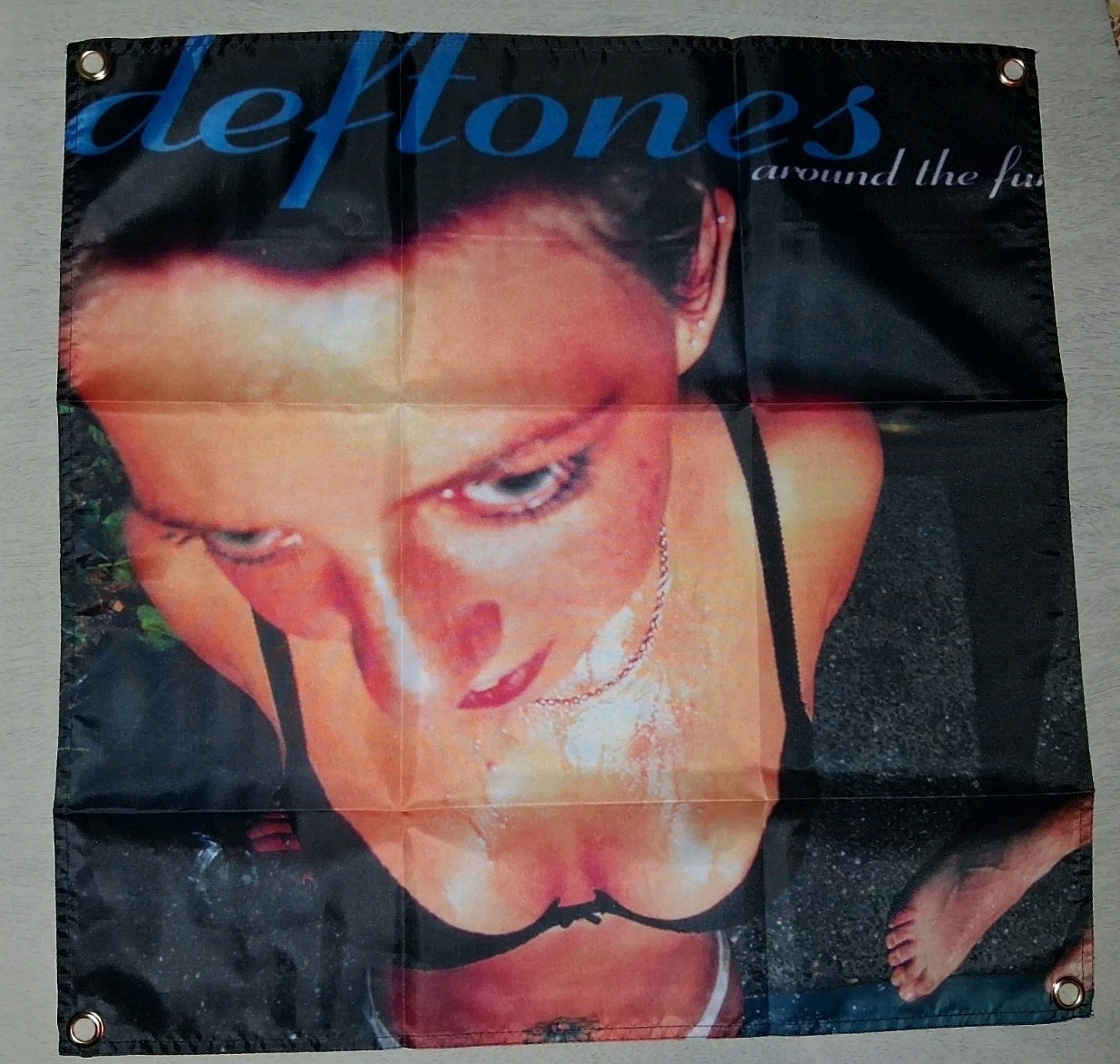 Deftones Around The Fur 2x2 Ft Banner Flag Poster Deftones Around The Fur 2x2 Ft Banner Flag Poster
