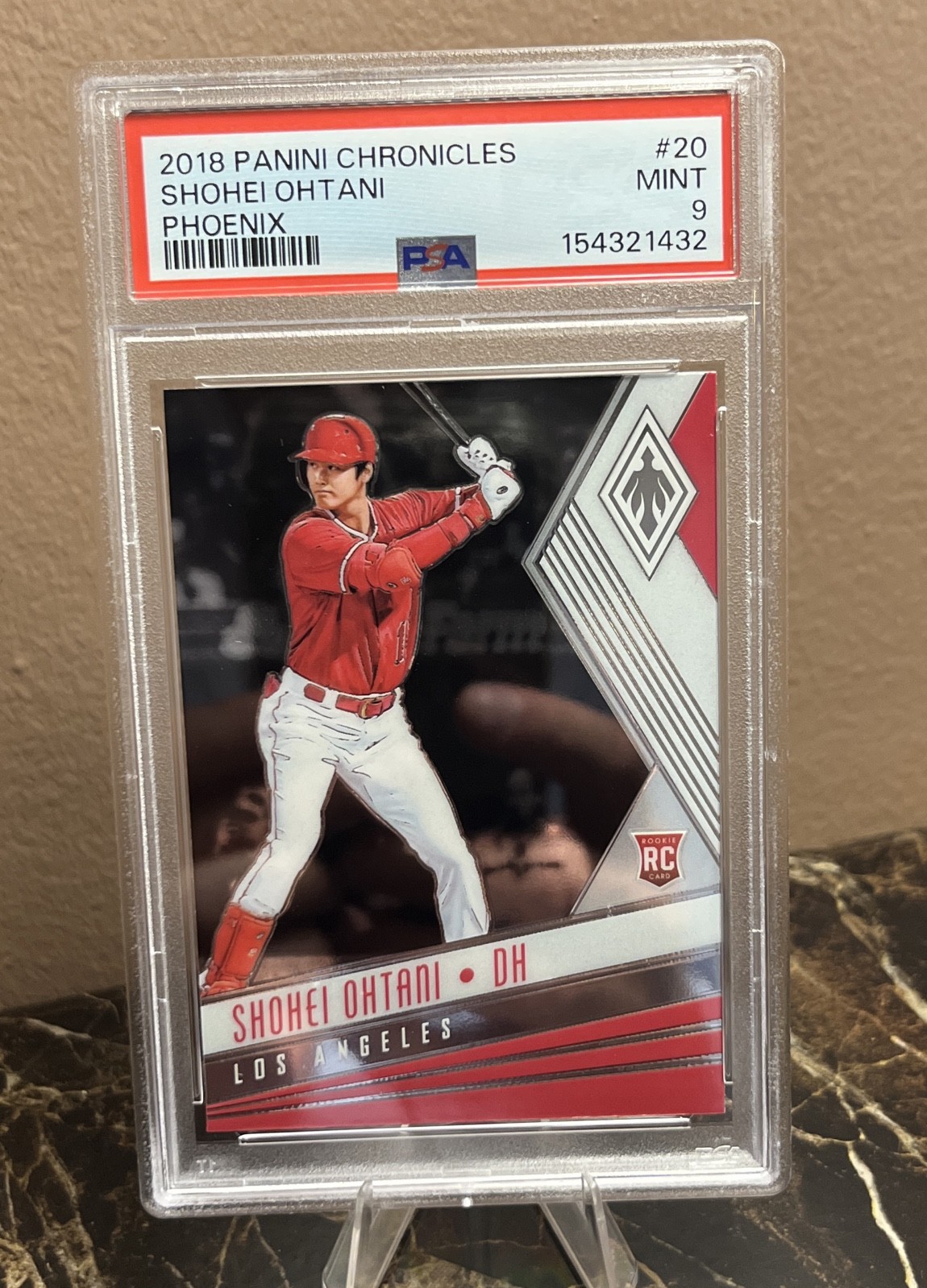 2018 Panini Chronicles - Phoenix Shohei Ohtani #20 (RC) PSA 9