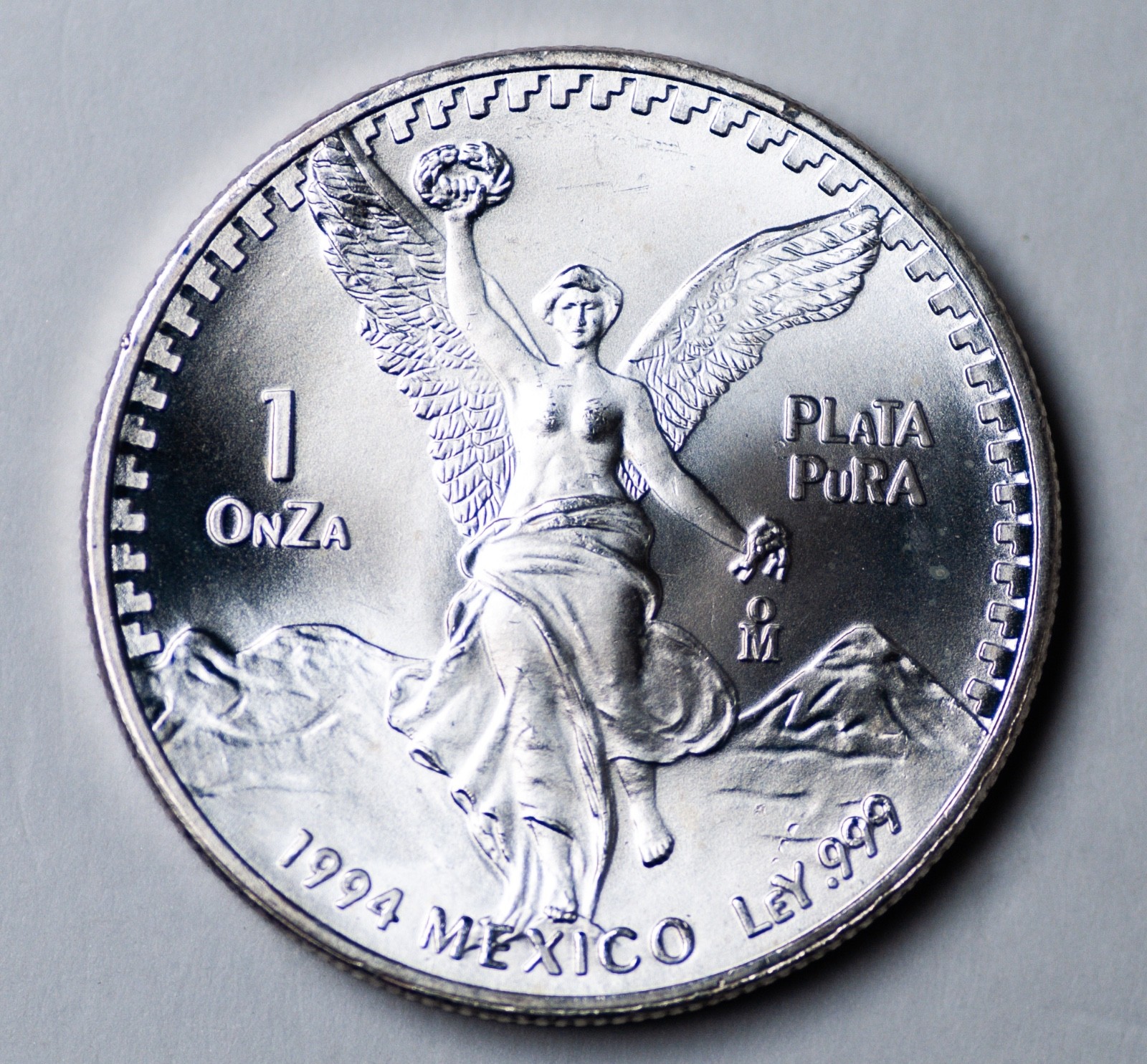 1994-Mo Mexico 1 oz SiIver Libertad Onza BU - .999 1994-Mo Mexico 1 oz SiIver Libertad Onza BU - .999