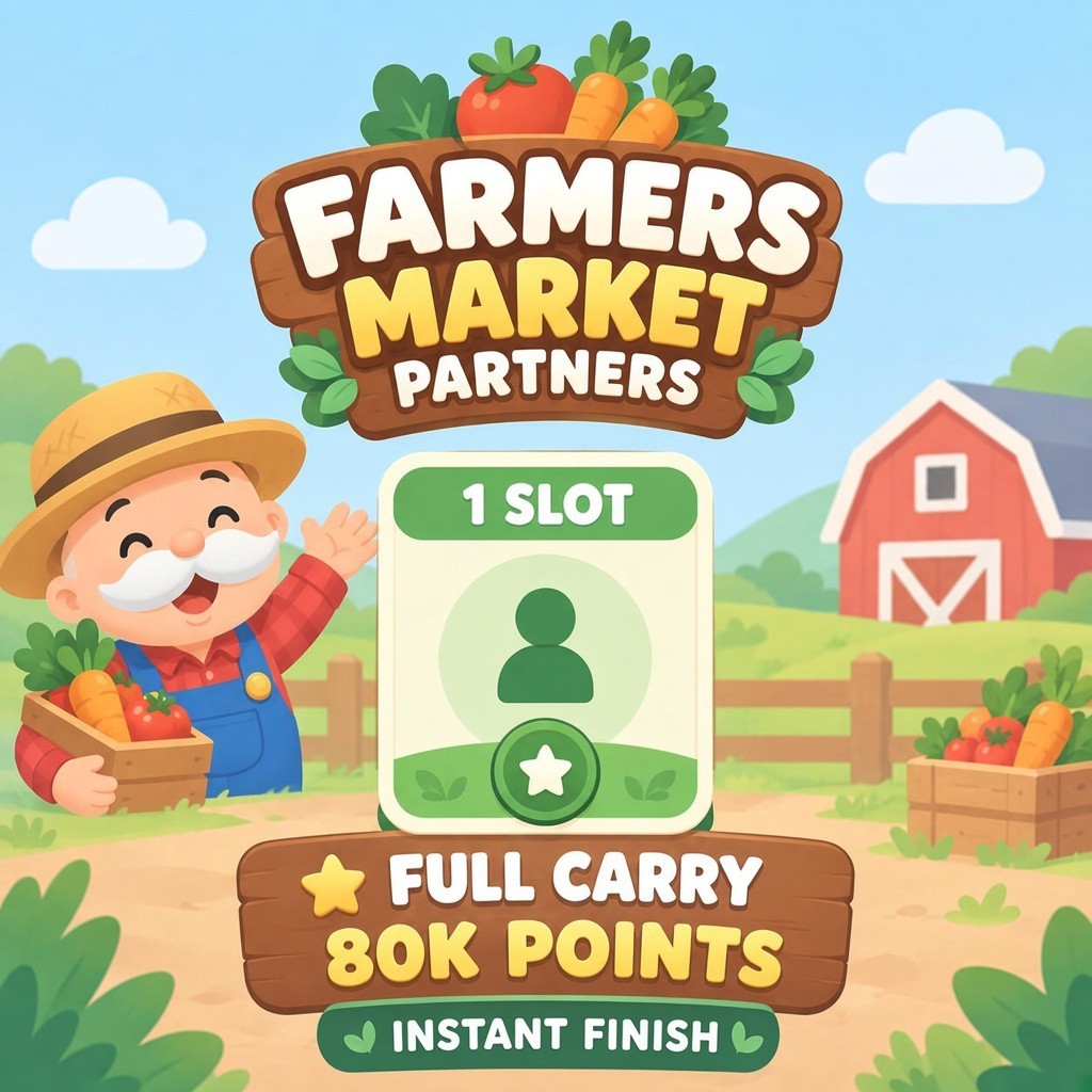 1 x Full carry slot- Instant delivery⚡FARMERS MARKET PARTNERS EVENT Mono_poly_Go 1 x Full carry slot- Instant delivery⚡FARMERS MARKET PARTNERS EVENT Mono_poly_Go