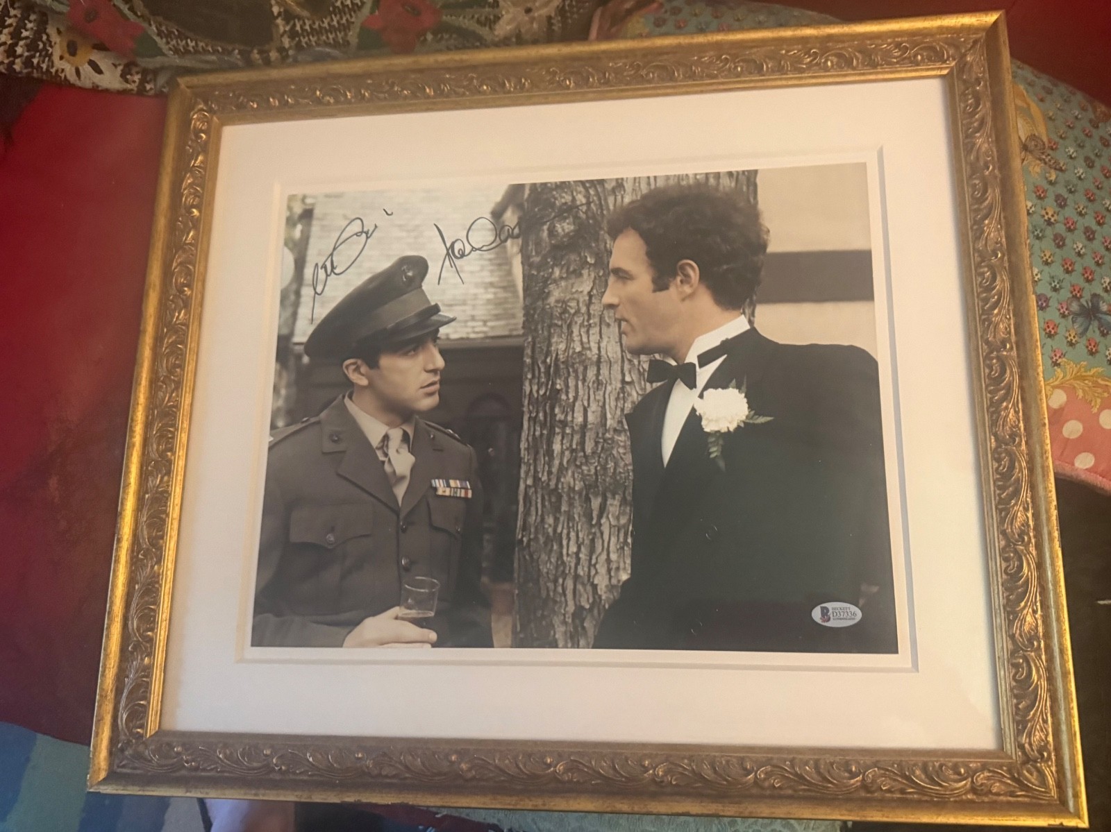 Al Pacino - James Caan signed photo -Godfather  -BeckettCOA -10x12