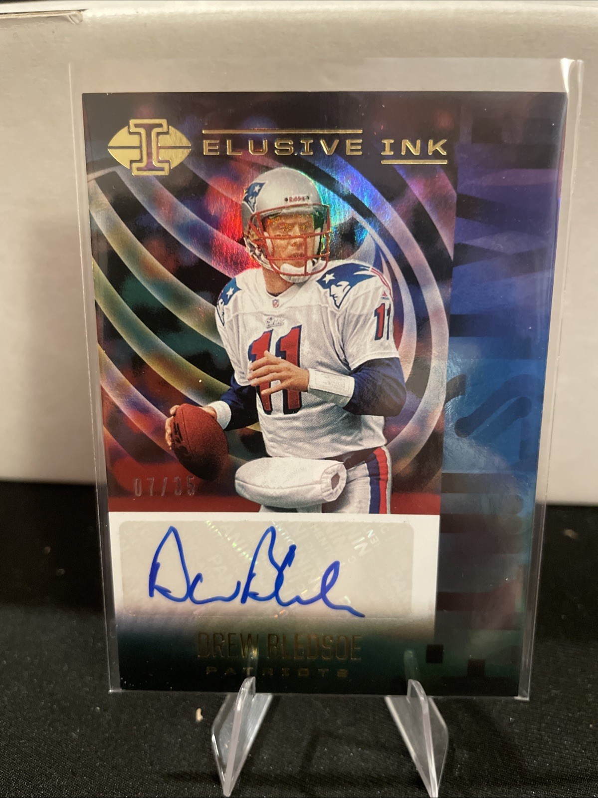 2021 Illusions Elisive Ink - Drew Bledsoe Autograph /35 No. EI-DB 2021 Illusions Elisive Ink - Drew Bledsoe Autograph /35 No. EI-DB
