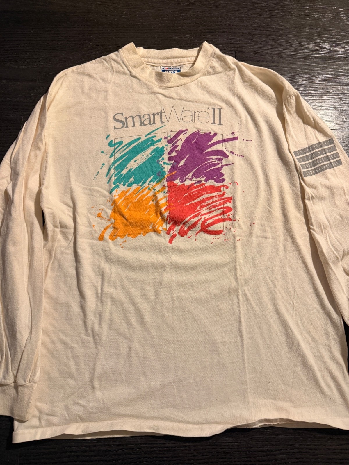 Vtg 1989 SmartWare II Tech Promo Long Sleeve XL Vtg 1989 SmartWare II Tech Promo Long Sleeve XL