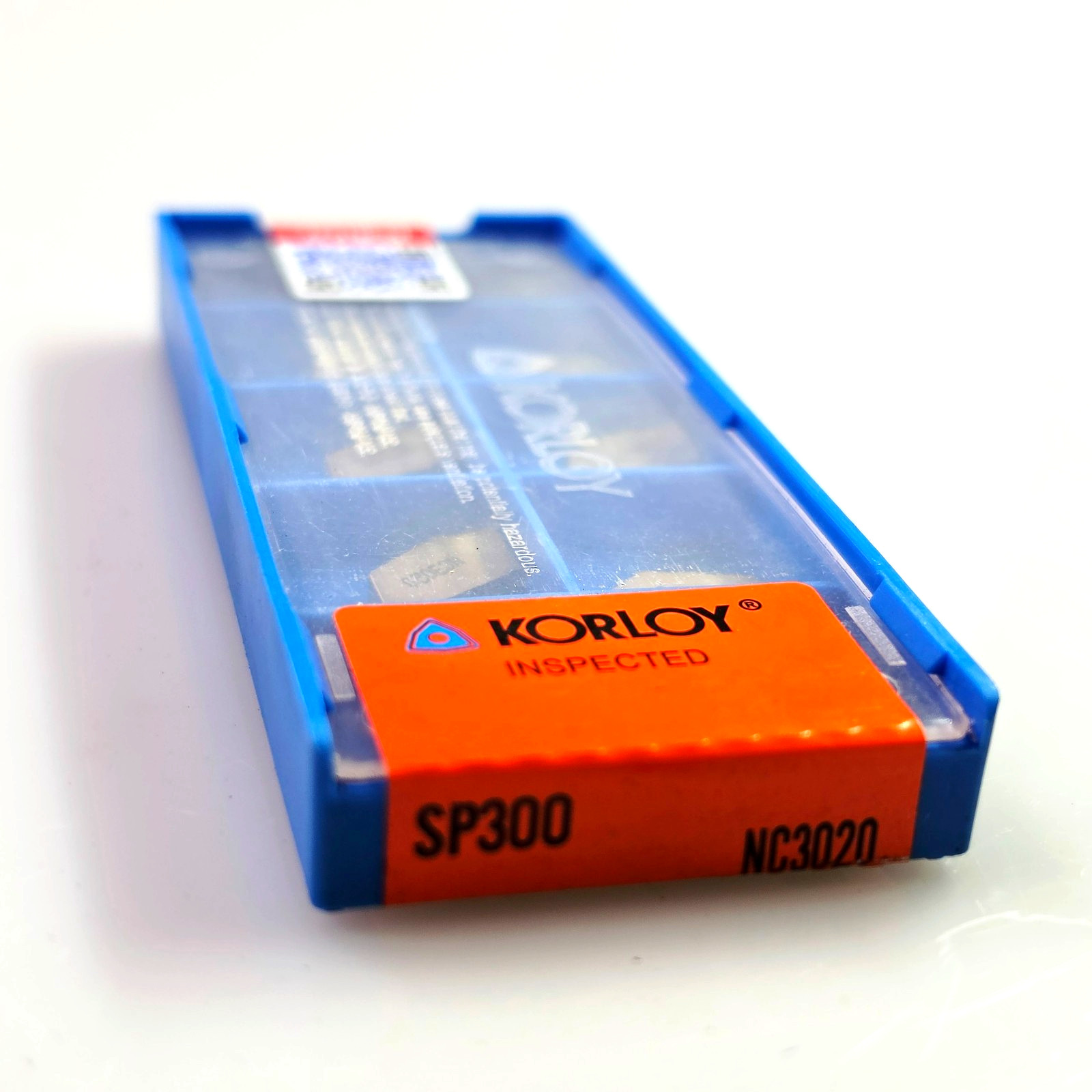 Korloy SP300 NC3020 Carbide Grooving Parting Inserts (Box of 10) Korloy SP300 NC3020 Carbide Grooving Parting Inserts (Box of 10)