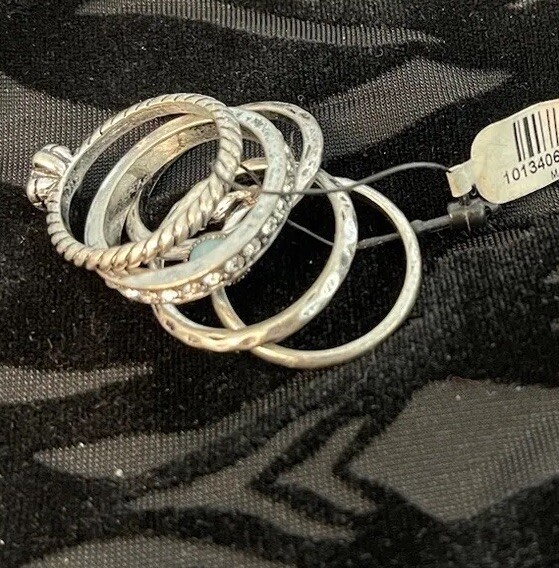 Torrid New With Tags 5 Stacked Rings