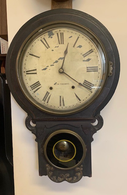 ANTIQUE SETH THOMAS RIO WALL CLOCK 8 Day Time & Strike ANTIQUE SETH THOMAS RIO WALL CLOCK 8 Day Time & Strike