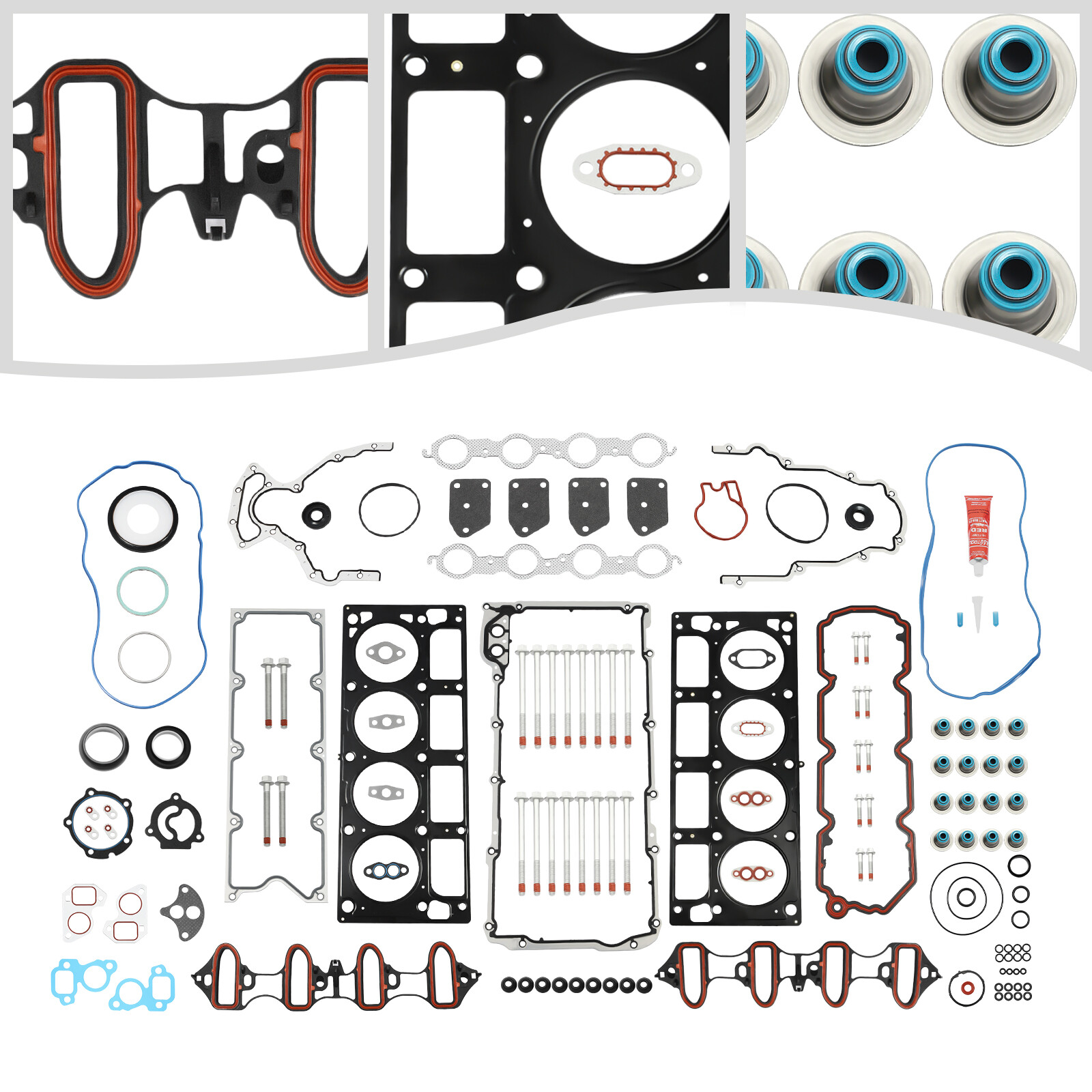 New Full Gasket Bolts Set For 2002-2004 GM CHEVROLET GMC BUICK 4.8/5.3L OHV MLS