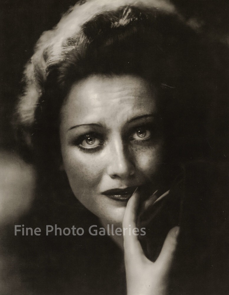1933 JOAN CRAWFORD Movie Film Actress By GEORGE HURRELL Duotone Photo Art 16x20