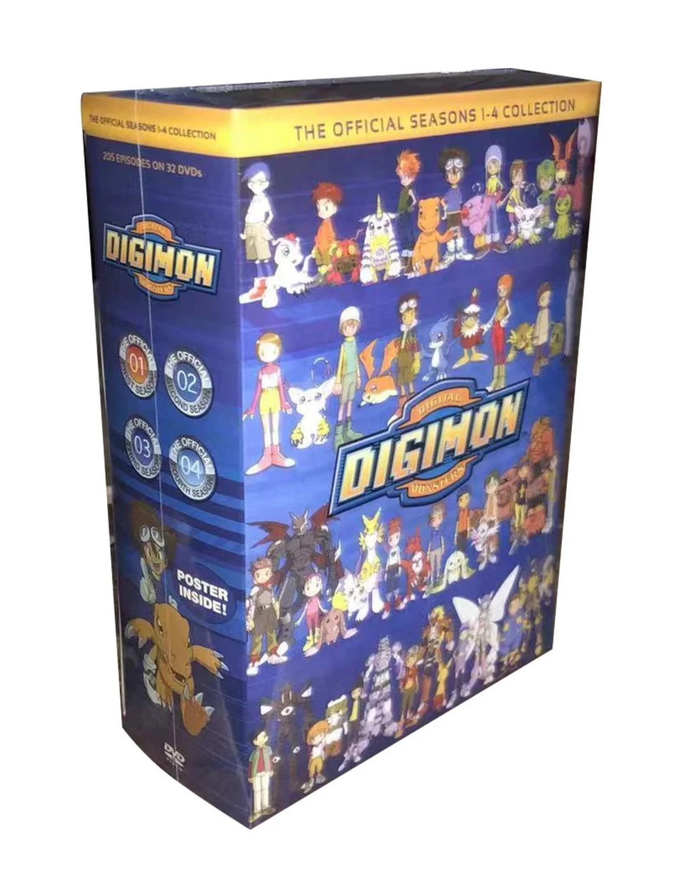 Digimon Digital Monster: The Complete Series Seasons 1-4 (DVD 32-Disc Box Set)*