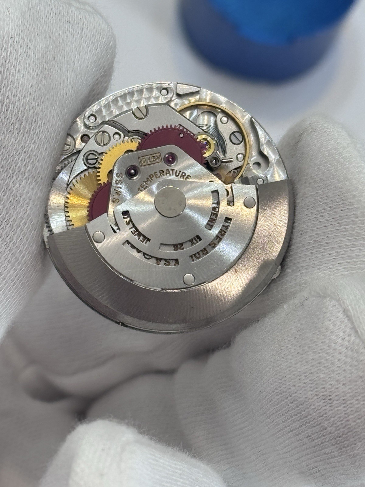 Rolex 1601 Datejust 1966 1570 Movement Serviced Not Hacking Automatic 1575 Nice