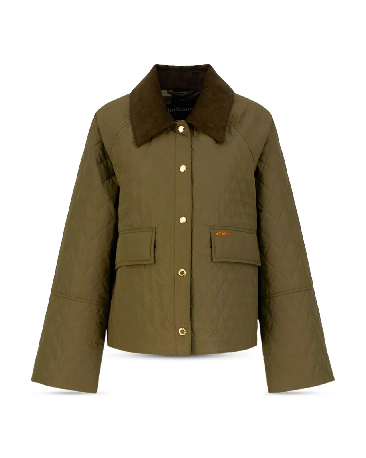 NEW,  BARBOUR Women\'s Gosford Quilted Jacket in Olive Sz 6 #SJ2651