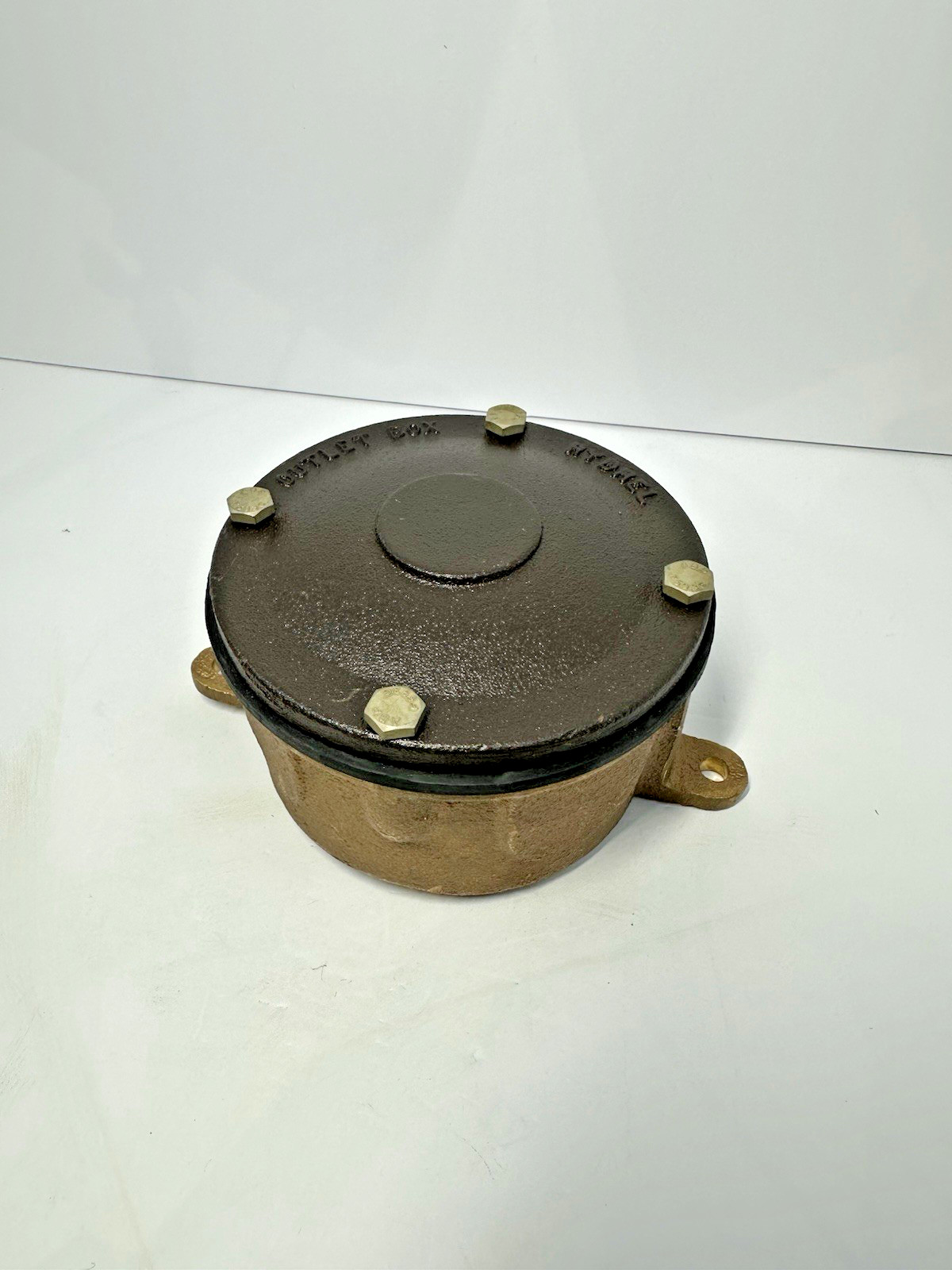 Hydrel 2481 Bronze 25 CU. IN. Junction Box with Cap - New Hydrel 2481 Bronze 25 CU. IN. Junction Box with Cap - New