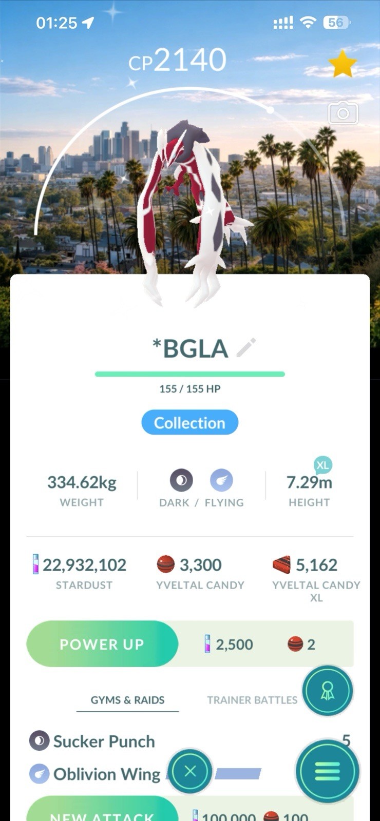 Pokemon Go Los Angeles Background Shiny Yveltal Pokemon Go Los Angeles Background Shiny Yveltal