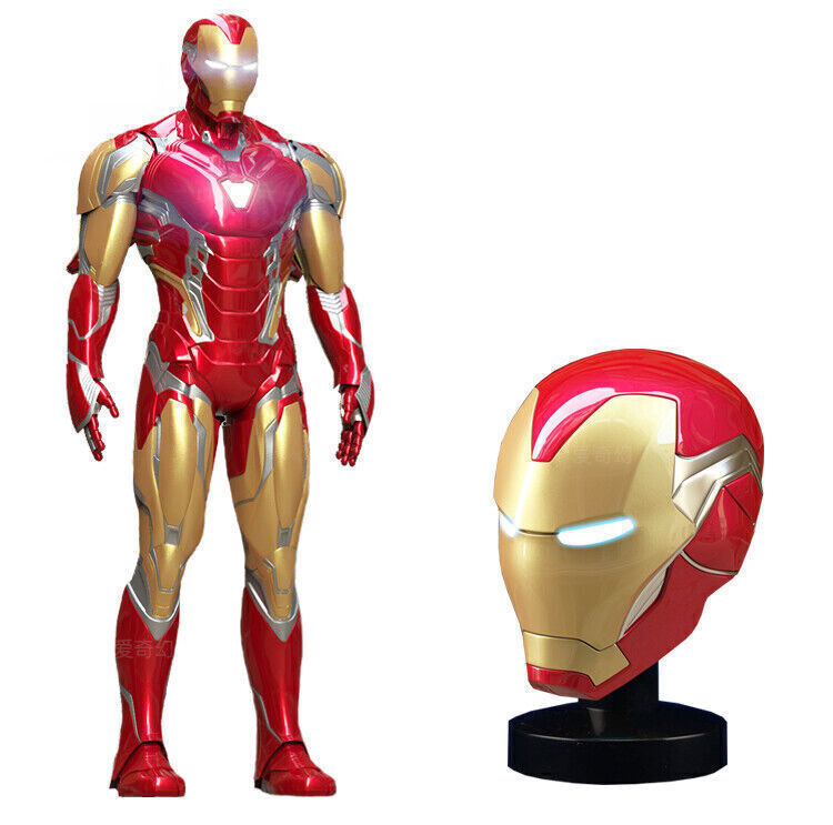 1/1 Iron Man Armor Wearable EVA White Model Wearable Set Handmade Helmet Gift