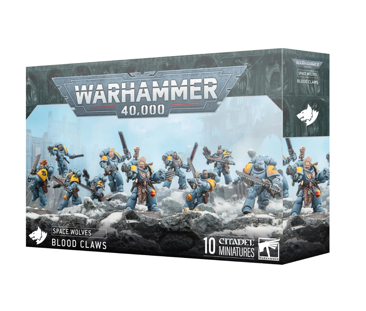 Warhammer 40k Space Wolves Blood Claws NEW BOX Warhammer 40k Space Wolves Blood Claws NEW BOX