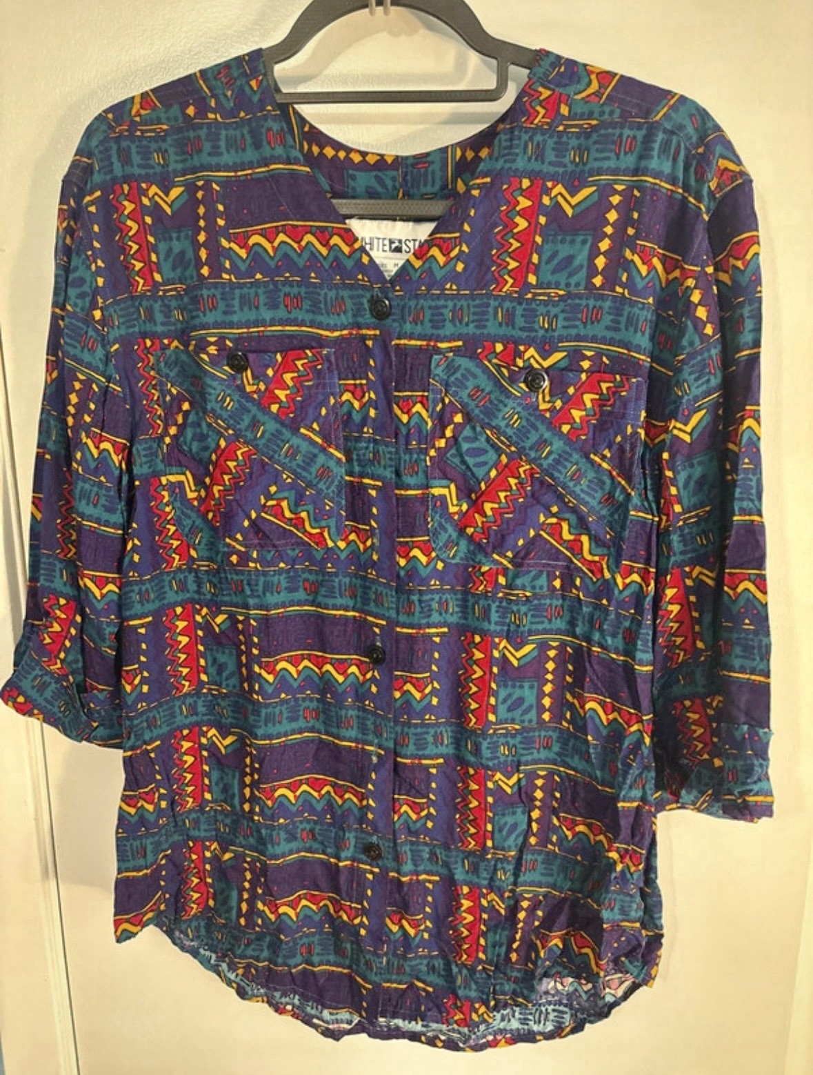Vintage White Stag Button Down Shirt Vintage White Stag Button Down Shirt